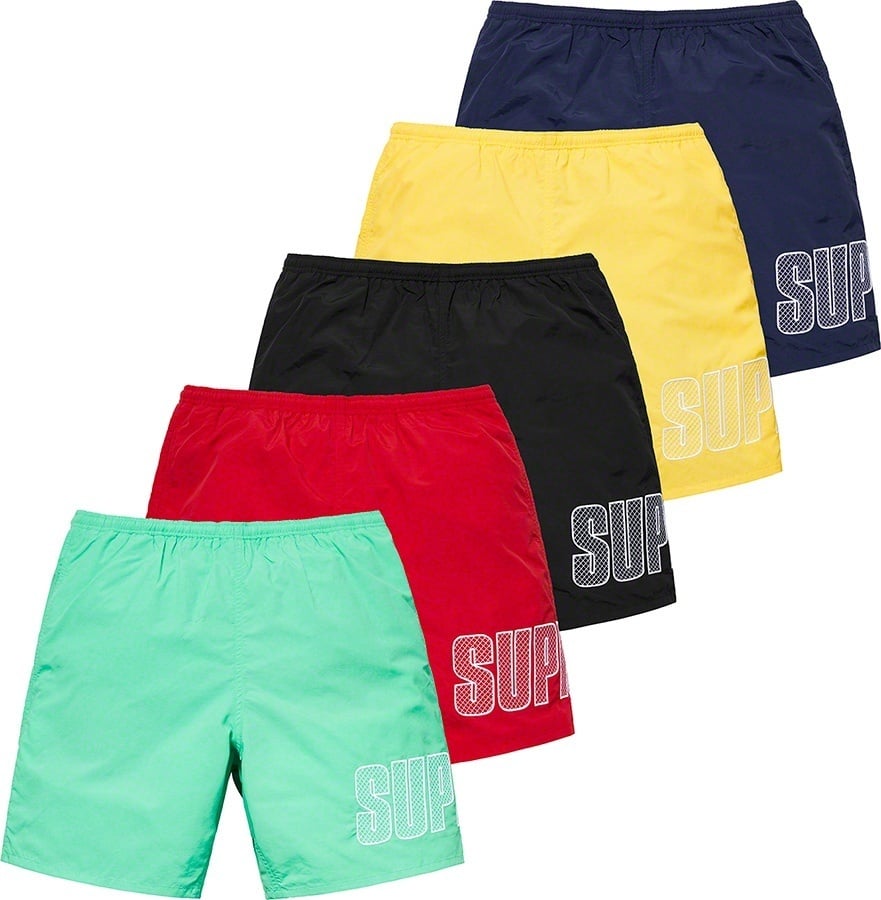 Logo Appliqué Water Short